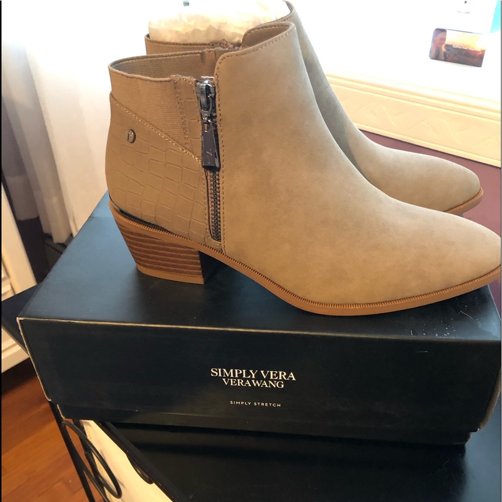 New Tan Shoe Boots